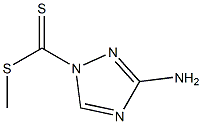 3-Amino-1H-1,2,4-triazole-1-dithiocarboxylic acid methyl ester Struktur