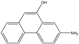 2-Amino-10-hydroxyphenanthrene Struktur