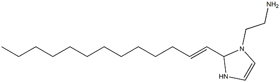 1-(2-Aminoethyl)-2-(1-tridecenyl)-4-imidazoline Struktur