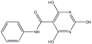 N-Phenyl-2,4,6-trihydroxypyrimidine-5-carboxamide Struktur