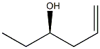 [R,(-)]-5-Hexene-3-ol Struktur