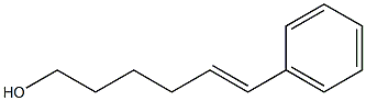 (E)-6-Phenyl-5-hexen-1-ol Struktur