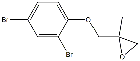 2,4-Dibromophenyl 2-methylglycidyl ether Struktur