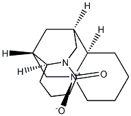 [(7R,7aR,12S,14S,14aS)-Dodecahydro-4-oxo-7,14-methano-4H,6H-dipyrido[1,2-a:1',2'-e][1,5]diazocin]-12-ium-12-olate Struktur