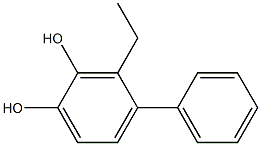 3-Ethyl-4-phenyl-1,2-benzenediol Struktur