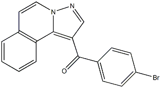 1-(4-Bromobenzoyl)pyrazolo[5,1-a]isoquinoline Struktur