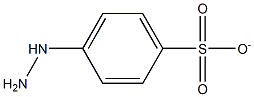 4-Hydrazinobenzenesulfonate Struktur