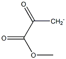 2-Methoxycarbonyl-2-oxoethan-1-ide Struktur