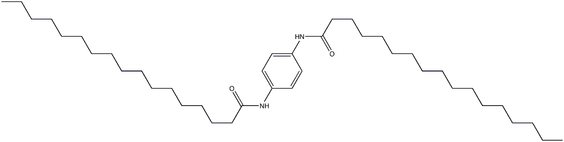 N,N'-Bis(1-oxoheptadecyl)-p-phenylenediamine Struktur