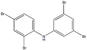 2,4-Dibromophenyl 3,5-dibromophenylamine Struktur