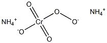 Ammonium peroxochromate Struktur