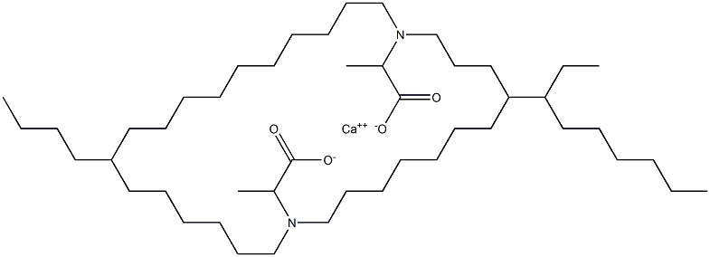 Bis[2-(diundecylamino)propanoic acid]calcium salt Struktur