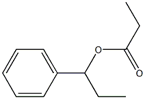 Propanoic acid 1-phenylpropyl ester Struktur