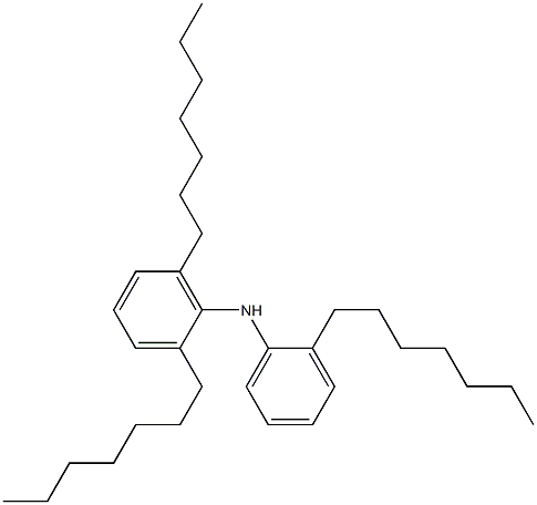 2,2',6'-Triheptyl[iminobisbenzene] Struktur