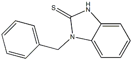 2,3-Dihydro-3-benzyl-1H-benzimidazole-2-thione Struktur