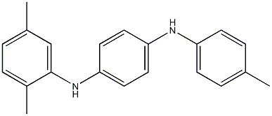 N-(2,5-Dimethylphenyl)-N'-(4-methylphenyl)-p-phenylenediamine Struktur