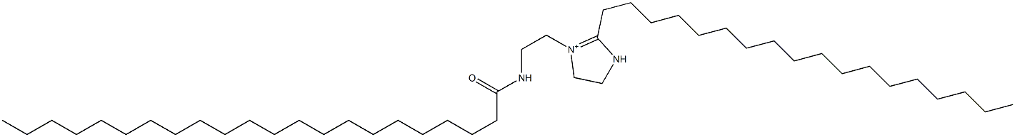 1-[2-(Docosanoylamino)ethyl]-2-octadecyl-1-imidazoline-1-ium Struktur