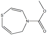 4,5-Dihydro-1,4-thiazepine-4-carboxylic acid methyl ester Struktur