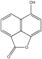 6-Hydroxy-2H-naphtho[1,8-bc]furan-2-one Struktur