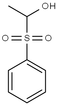 1-(Phenylsulfonyl)ethanol Struktur