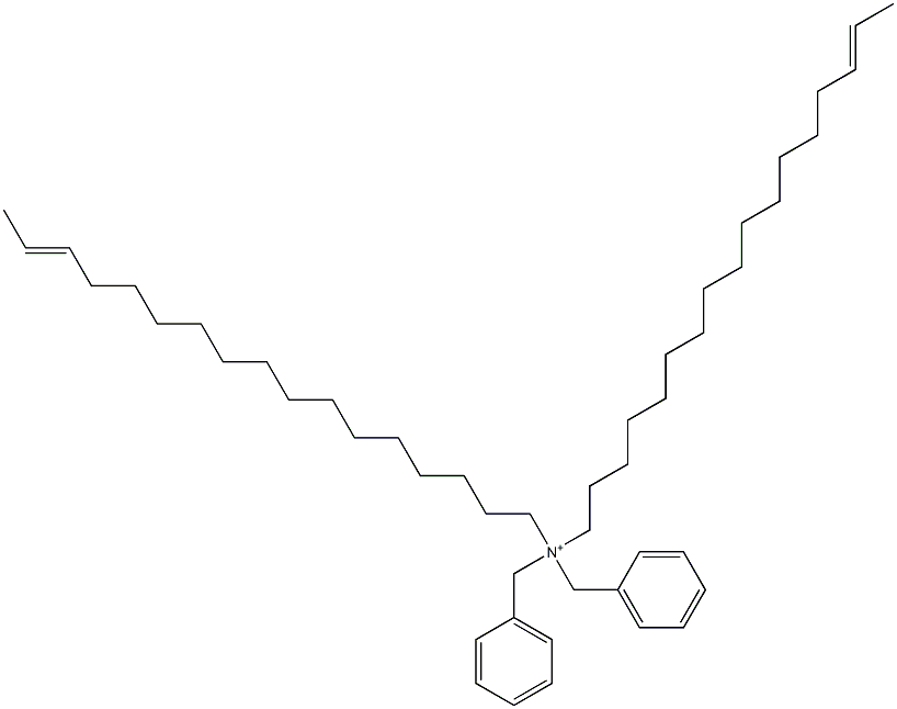 Di(15-heptadecenyl)dibenzylaminium Struktur