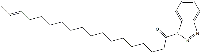 1-(16-Octadecenoyl)-1H-benzotriazole Struktur