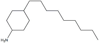 4-Nonylcyclohexanamine Struktur