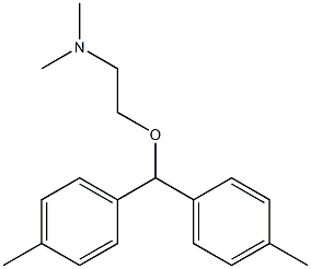 N,N-Dimethyl-2-[bis(4-methylphenyl)methoxy]ethanamine Struktur