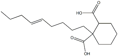 Cyclohexane-1,2-dicarboxylic acid hydrogen 1-(5-nonenyl) ester Struktur