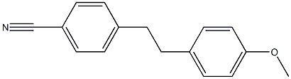 4-[2-(4-Methoxyphenyl)ethyl]benzonitrile Struktur