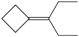 Pentan-3-ylidenecyclobutane Struktur