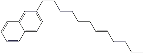 2-(7-Dodecenyl)naphthalene Struktur