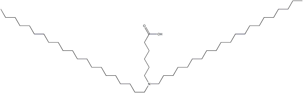 6-(Dihenicosylamino)hexanoic acid Struktur