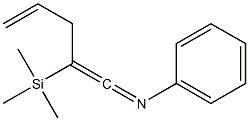 N-Phenyl-2-(trimethylsilyl)-1,4-pentadiene-1-imine Struktur