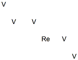 Pentavanadium rhenium Struktur