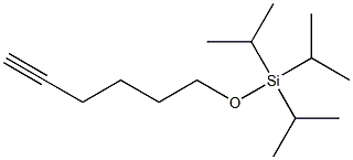 6-Triisopropylsiloxy-1-hexyne Struktur