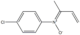 N-(4-Chlorophenyl)-1-methyl-2-propen-1-imine N-oxide Struktur