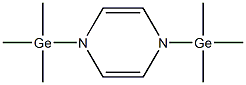 1,4-Bis(trimethylgermyl)-1,4-dihydropyrazine Struktur