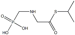 [(Phosphonomethyl)amino]thioacetic acid S-isopropyl ester Struktur