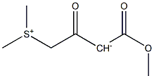 Dimethylsulfonioacetyl(methoxycarbonyl)methanide Struktur