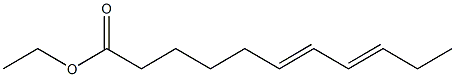 6,8-Undecadienoic acid ethyl ester Struktur