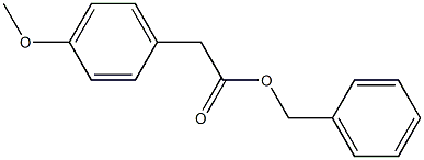 2-(4-Methoxyphenyl)acetic acid benzyl ester Struktur