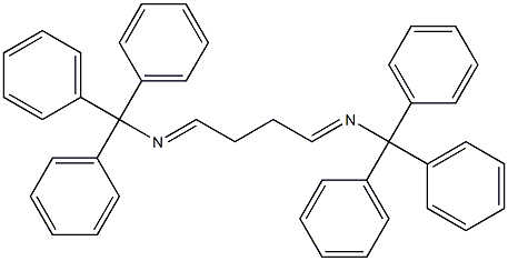 N,N'-Ditritylbutane-1,4-diimine Struktur