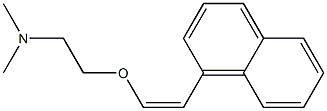 1-[(Z)-2-[2-(Dimethylamino)ethoxy]vinyl]naphthalene Struktur