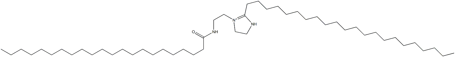 1-[2-(Docosanoylamino)ethyl]-2-docosyl-1-imidazoline-1-ium Struktur