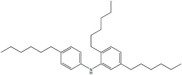 4,2',5'-Trihexyl[iminobisbenzene] Struktur