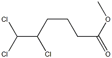 5,6,6-Trichlorohexanoic acid methyl ester Struktur