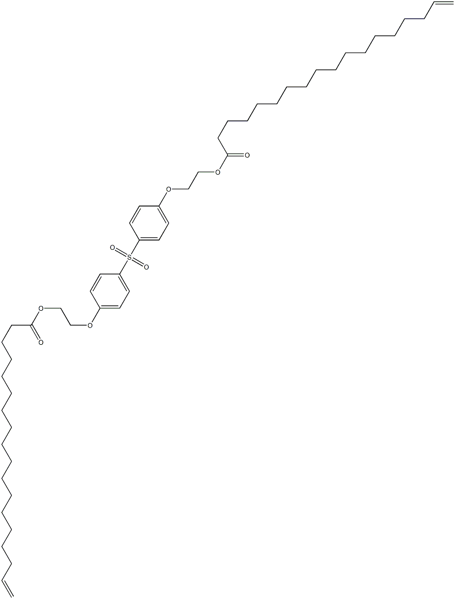 Bis[4-[2-(17-octadecenoyloxy)ethoxy]phenyl] sulfone Struktur