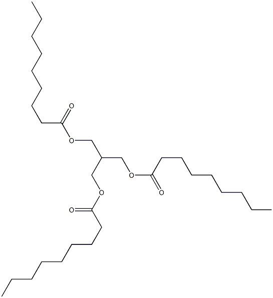 2-[(Nonanoyloxy)methyl]-1,3-propanediol dinonanoate Struktur