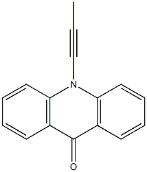 10-(1-Propynyl)-9,10-dihydroacridine-9-one Struktur